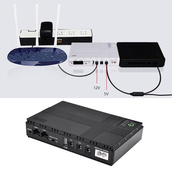 UPS Источник бесперебойного питания Мини-аккумуляторная батарея с огнестойким корпусом Защита от перегрузки Несколько выходов Компактный