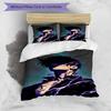 3pcs Solo Leveling Sung Jin-woo2 pattern bedding set duvet cover set includes duvet cover &pillowcases, perfect all season bedroom decoration & gift
