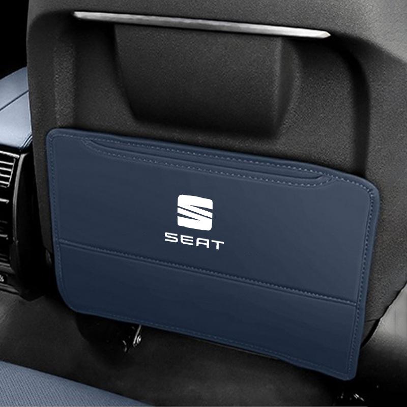 kncr9 Car Seat Back Storage Rear Anti-Wear Backrest Anti-kick Pad For Seat FR Leon Ibiza Altea Exe 5f Mk3 TARRACO Interior Accessories