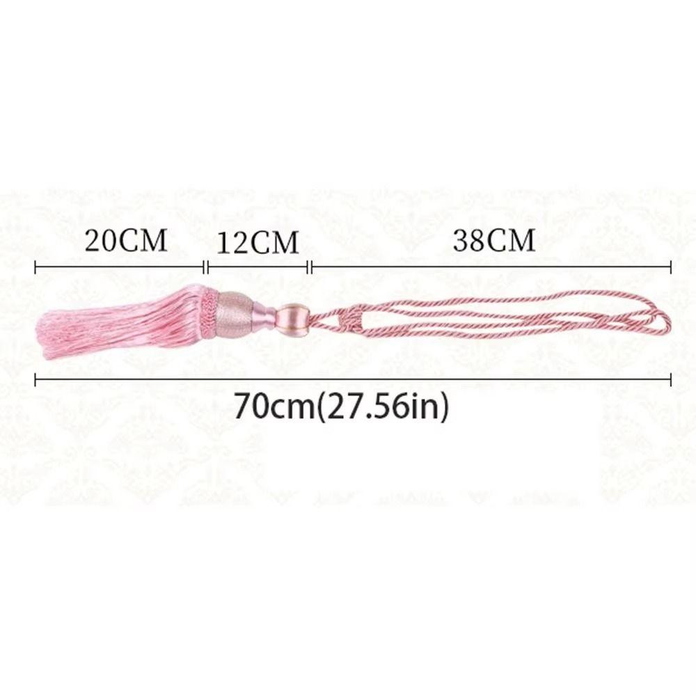 Punch-free Curtain Tiebacks No Installation Curtain Holder Curtain Tassels Tieback For Home Decor