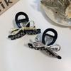 Acrylic Bow Hair Claw Korean Style Bow Crab Clip Cool Metal Bow Claw Clip  Ladies