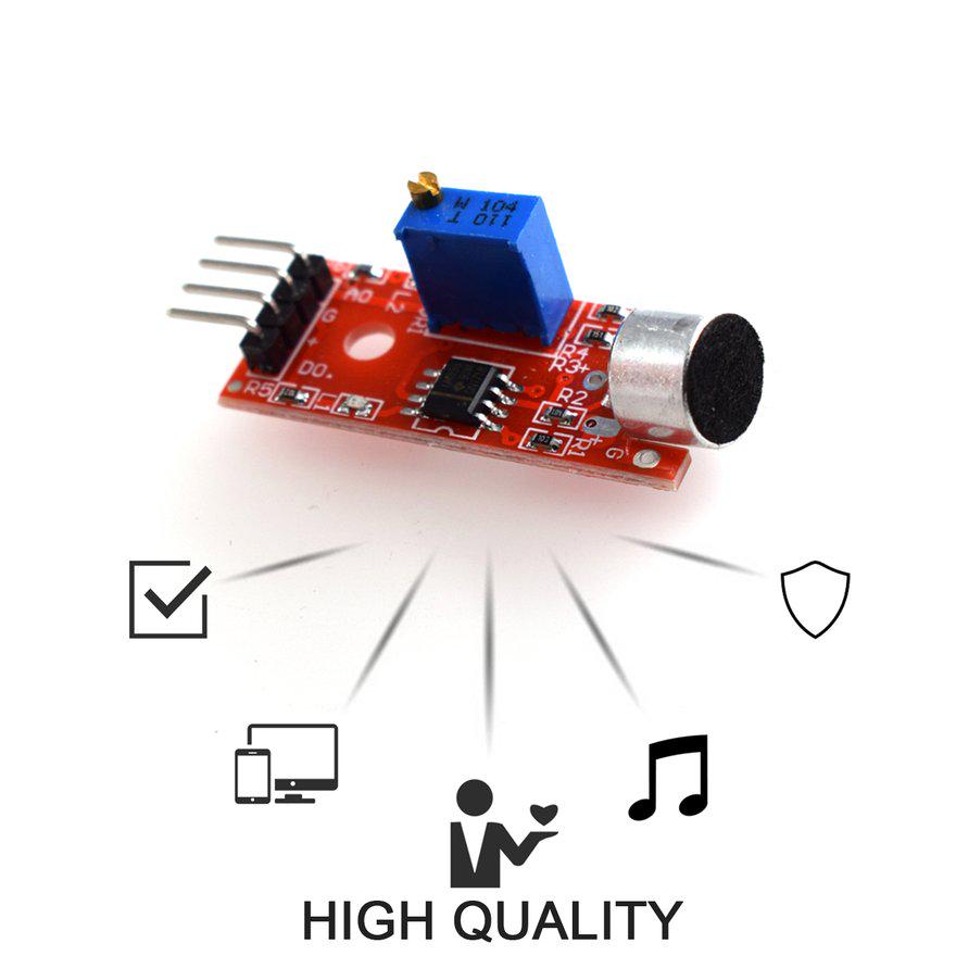 HW-485 Высокочувствительный модуль датчика микрофона Звуковой датчик Плата
