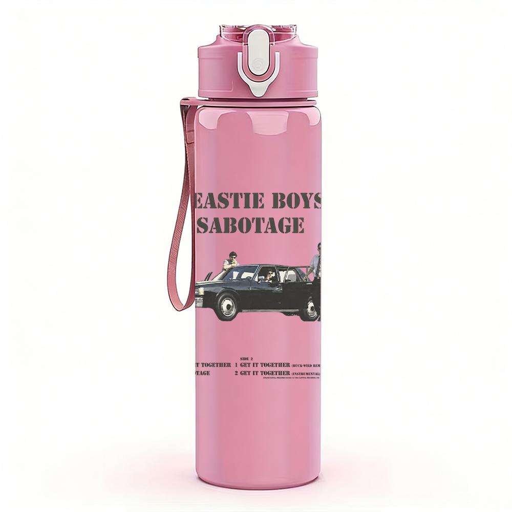 1PC Shelby Racing Car Vintage Sketch Print 750ml Portable Sports Water Bottle Leakproof Gym Outdoor Travel Drink Cup