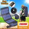 Solar Power Charger 28W Portable 2USB 19V and 5V Output 3 Solar Panels for Mobile Phones Laptop