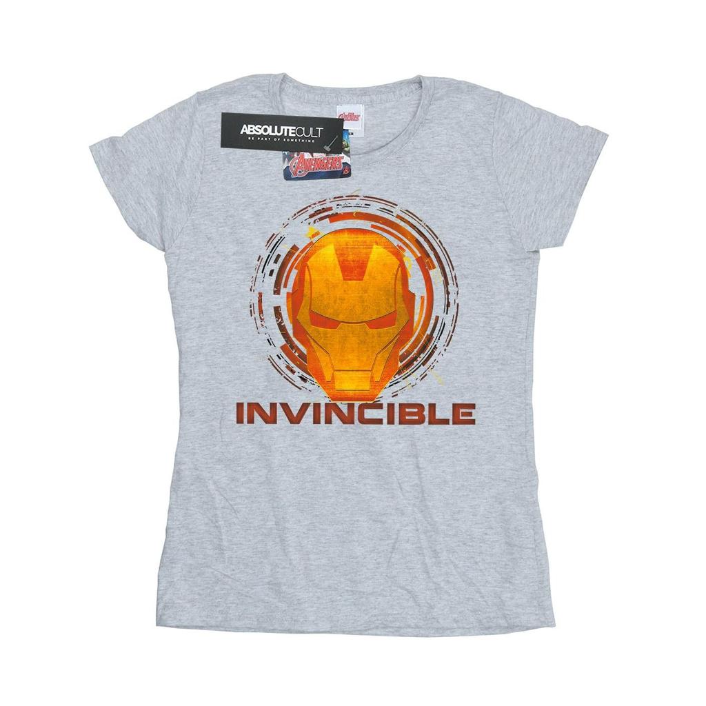 Marvel Womens/Ladies Iron Man Invincible Cotton T-Shirt