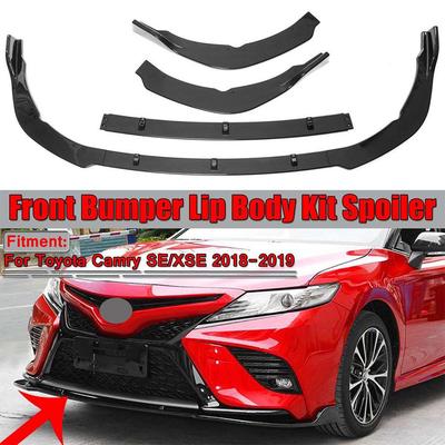 Накладка на угол переднего бампера для Toyota Camry SE Sport 2018-2023, модификация сплиттера