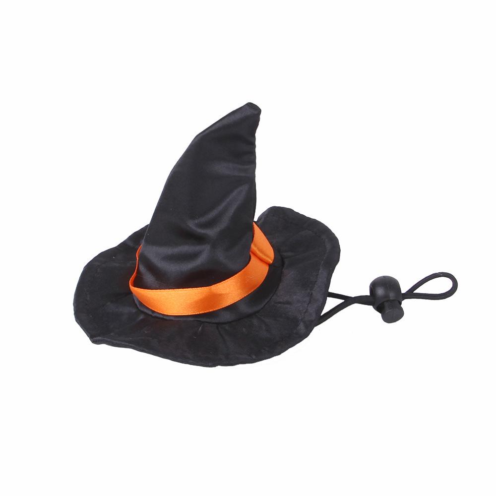 Halloween pumpkin cape set, pet dog dog cat cape hat set accessories