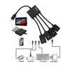 Кабель-адаптер Micro-USB для передачи данных 1 к 4 Type-c к USB кабель-конвертер для мобильного телефона