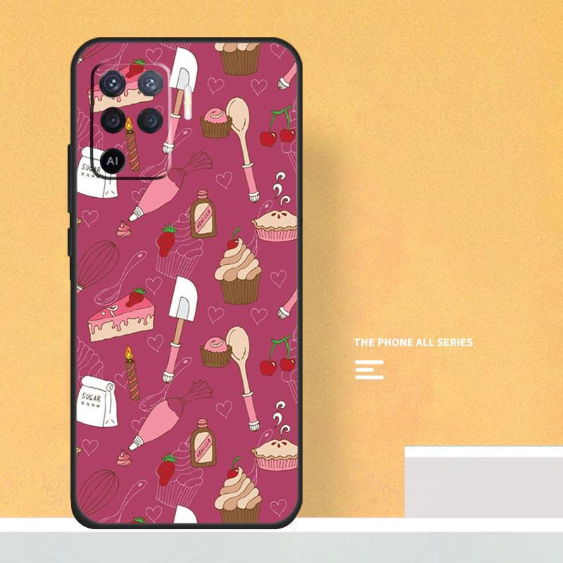 Baking Cook Chef Case For Oppo A18 A38 A58 A78 A98 A5 Pro A6 A15 A54 A74 A94 A17 A57 A80 A60 A40 A16 A76 A96