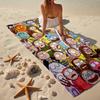 Rick and Morty Fashion Beach Towel: Ideal for Summer Adventures Soft, absorbent and quick drying suitable for swimming and bathing