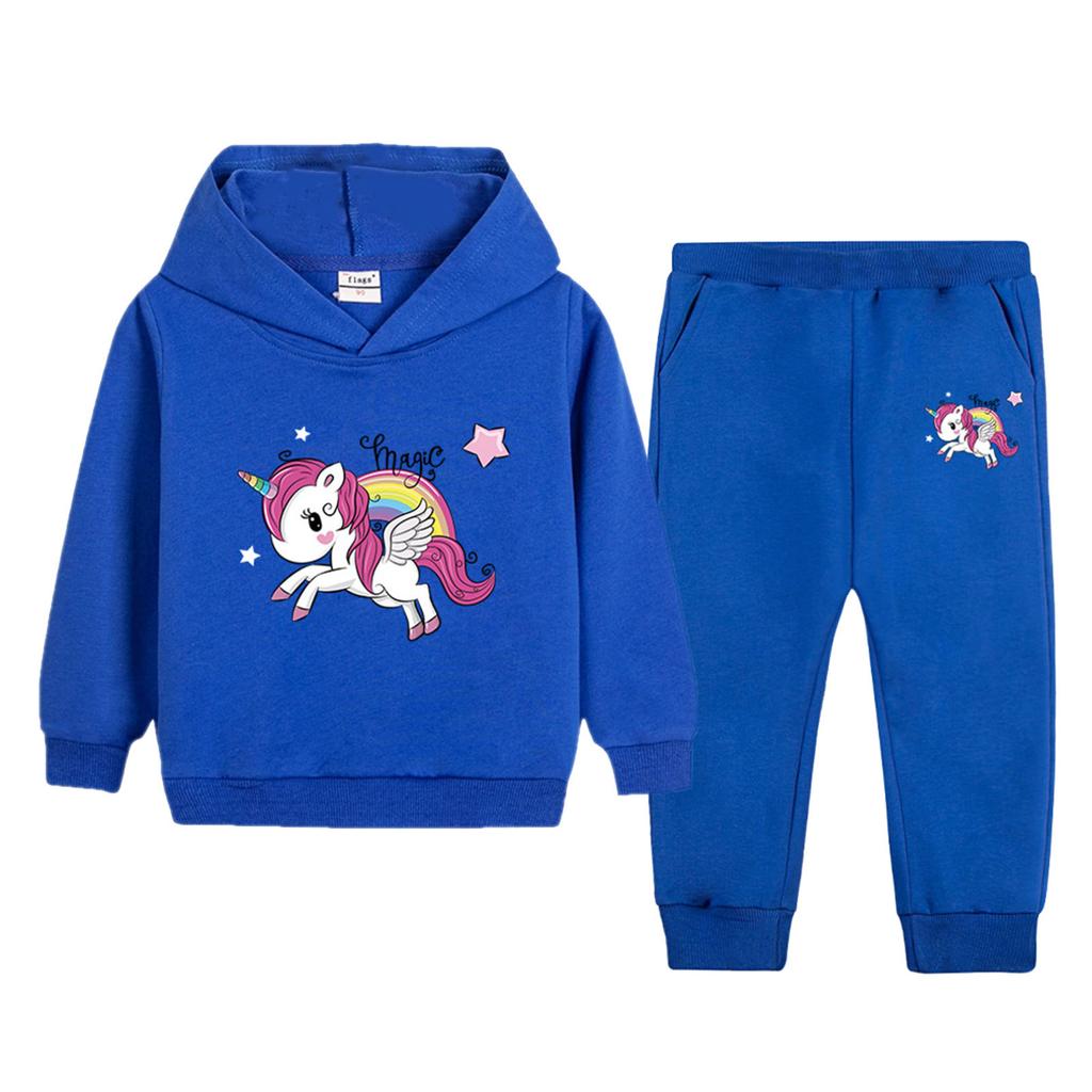 Комплекты детской модной одежды: толстовка со штанами, спортивный костюм, толстовка с капюшоном для девочек, комплект из 2 предметов, повседневная одежда для бега