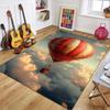 Retro Hot Air Balloon Door Mat Rug Washable Carpet for Playroom Nursery Study Room Durable Floor Mat & Rugs Home Decor Alfombra