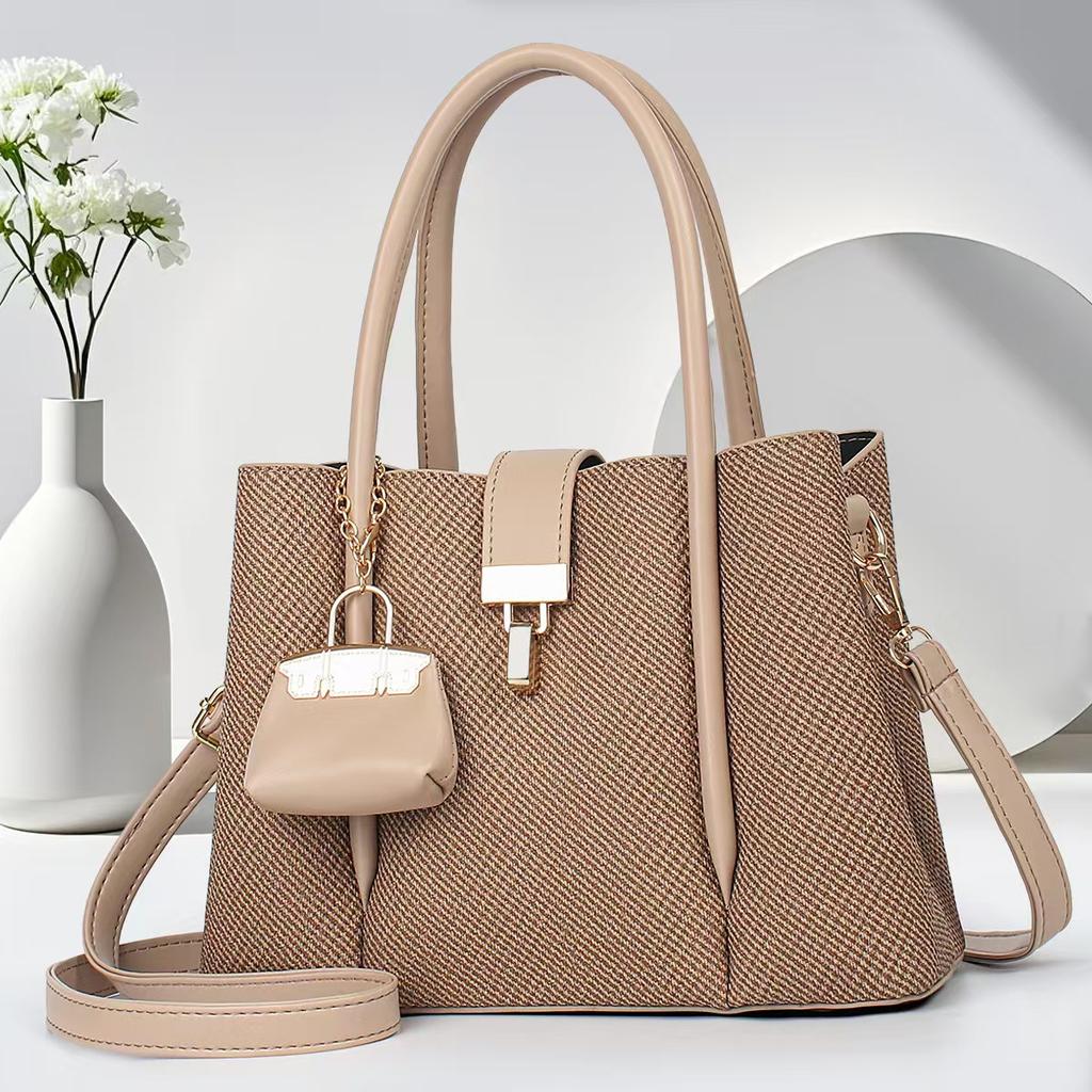 Новая сумка с подвеской Splicing, модная, темпераментная, универсальная сумка-тоут, высококачественная, большая вместимость, сумка через плечо на одно плечо