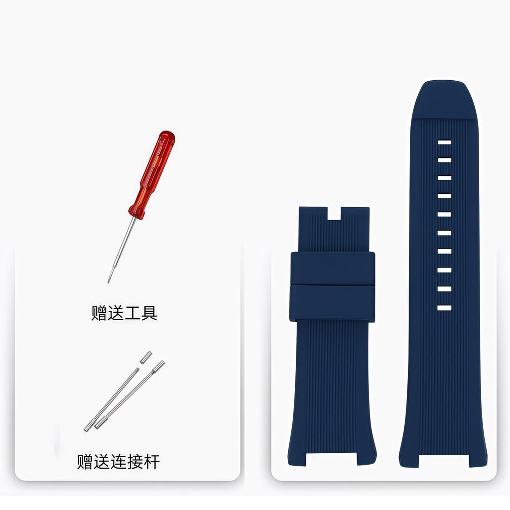 Watchband For RARONE Gemini 8840119/8840129/8840139/149 Silicone Watch Strap with Men's Wristband Accessories Bracelet