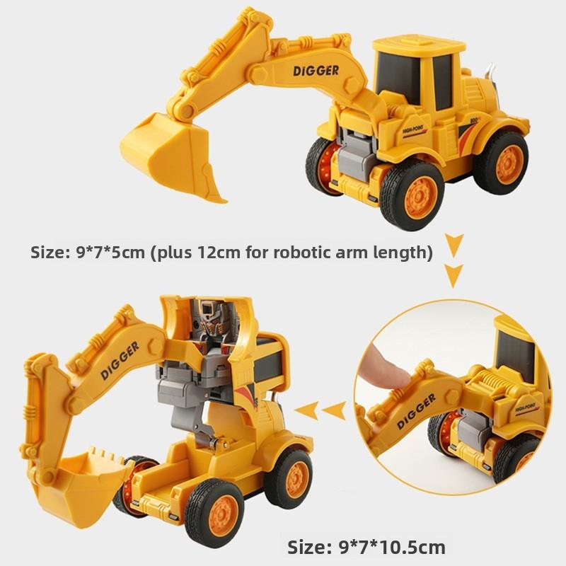 Childrens Inertia Collision Deformation Construction Vehicle Toy For Boys Educational Play