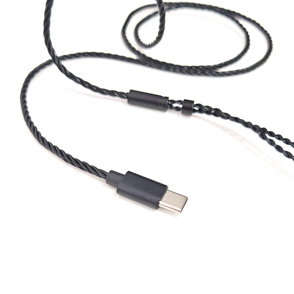 Hi-Fi Type-C 0,78 мм Двухконтактный Кабель для Наушников Запасной