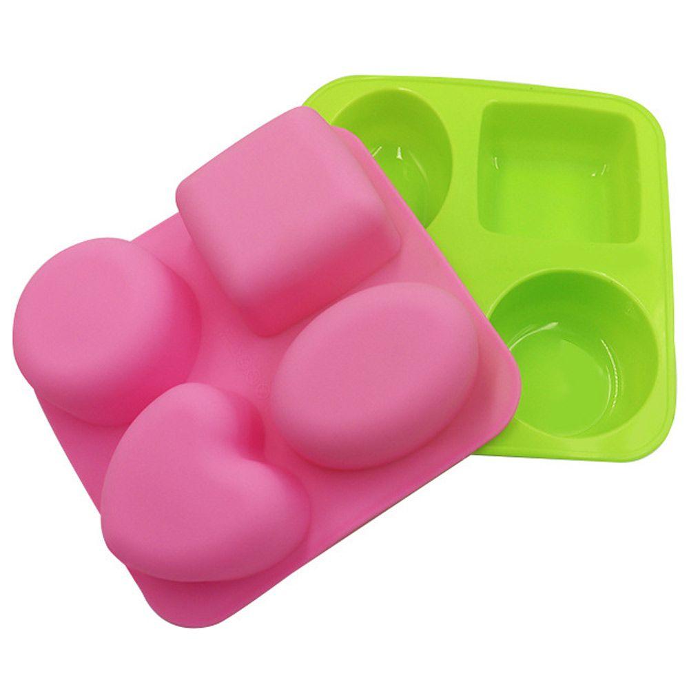Square Shape DIY Craft Cylinder Cake Mould Pudding Candy Mold Silicone Soap Mold Soaps Supplies