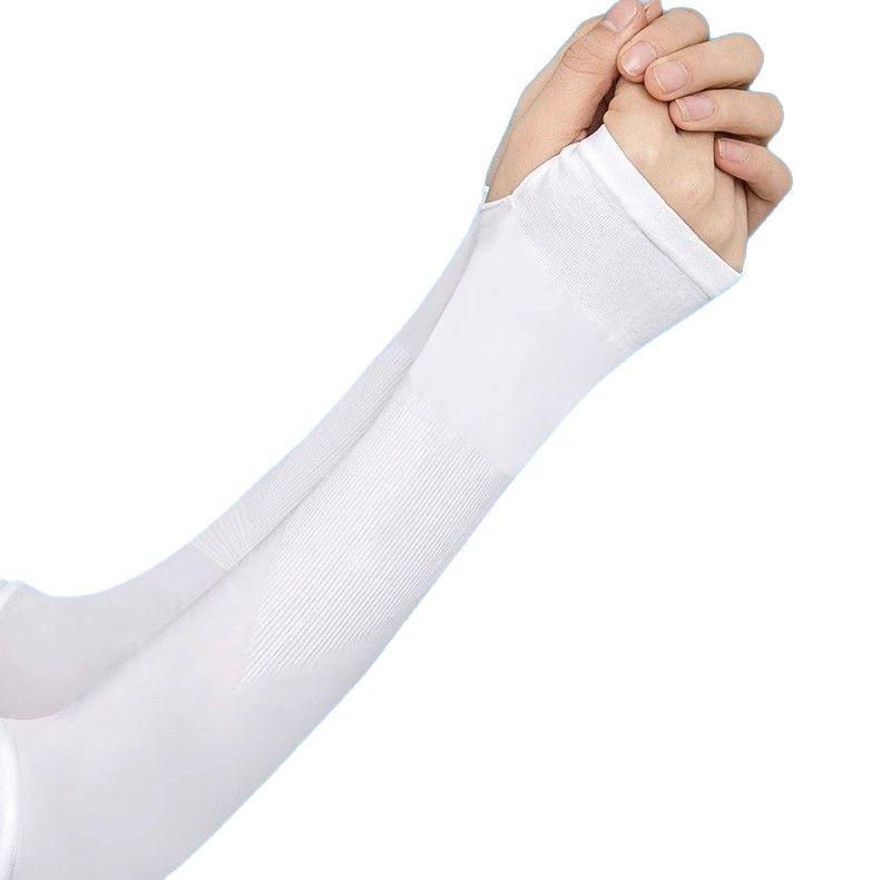 Солнцезащитные рукава из ледяного шелка для мужчин и женщин - Летний велосипедный тонкий стиль