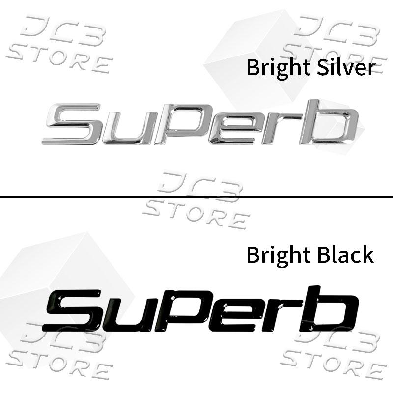 AAABV1 3D Car Styling Metal Rear Trunk Body Sticker For Skoda Octavia Kodiaq Superb Fabia Kamiq Yeti 4x4 Logo Auto Accessories