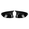 Пара черных крышек боковых зеркал заднего вида для Infiniti Q50 Q60 QX30 Q70 2014+