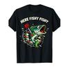 Funny Big Fish Motif for Dart Players | Fish And Bullseye T-Shirt