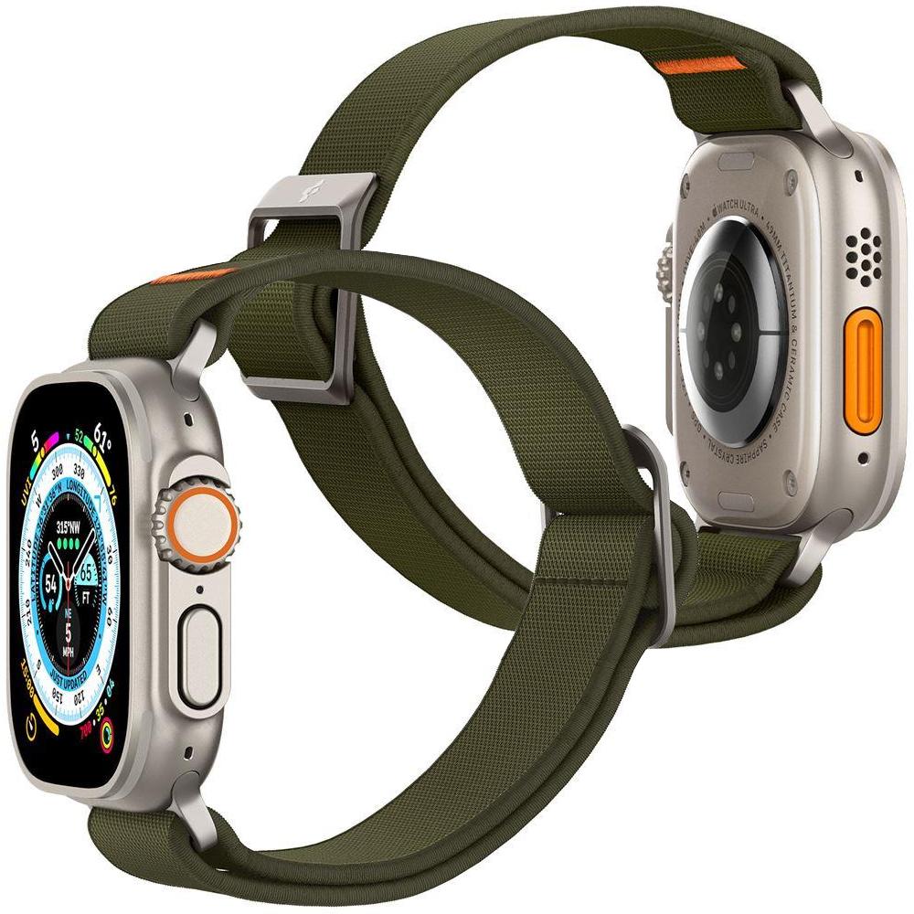 Spigen Подходит для Lite Ultra Apple Watch 6 / 7 / 8 / 9 / 10 / Se / Ultra 1 / 2 (44 / 45 / 46 / 49 мм) Хаки