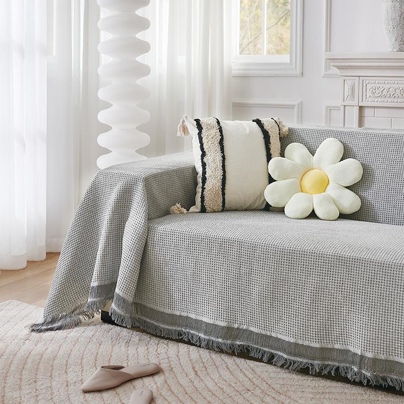 Универсальное полотенце для дивана Ins Style, универсальный чехол для дивана Four Seasons, хлопковая пряжа, чехол для дивана, ткань, универсальный чехол для дивана, коврики для кемпинга