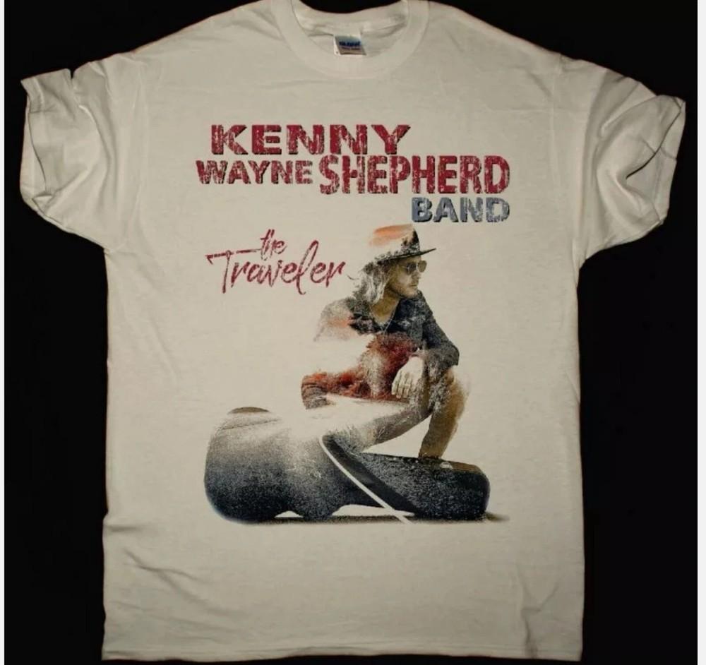 KENNY WAYNE SHEPHERD THE TRAVELER НОВЫЙ НАТУРАЛЬНЫЙ ФУТБОЛКА Унисекс Футболка