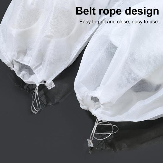 10 шт./пакет, пылезащитный мешок для сушки обуви на шнурке, нетканый материал, практичный грязезащитный чехол для сушки обуви для дома