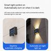 LED Solar Wall Lamp Outdoor Lighting Waterproof Up And Down Glowing Solar Light Courtyard Garden Home Decoration Wall Lights