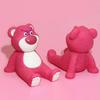 Adorable Cartoon Bear Phone Holder Pink Color Stable Support Mobile Phone Stand Desktop Decoration Ornament