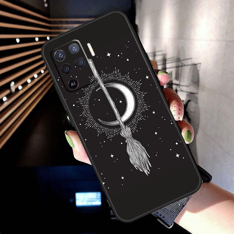 Волшебный кот Чехол для Witches для Oppo A38 A18 A78 A98 A58 A60 A80 A40 A96 A76 A16 A94 A74 A54 A15 A17 A57 A77 A5 Pro