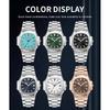 Specht & Söhne 40MM Кубический 5711 Мужские Часы Механические Часы Розовое Золото Нержавеющая Сталь Сапфировое Стекло 50М Водонепроницаемые