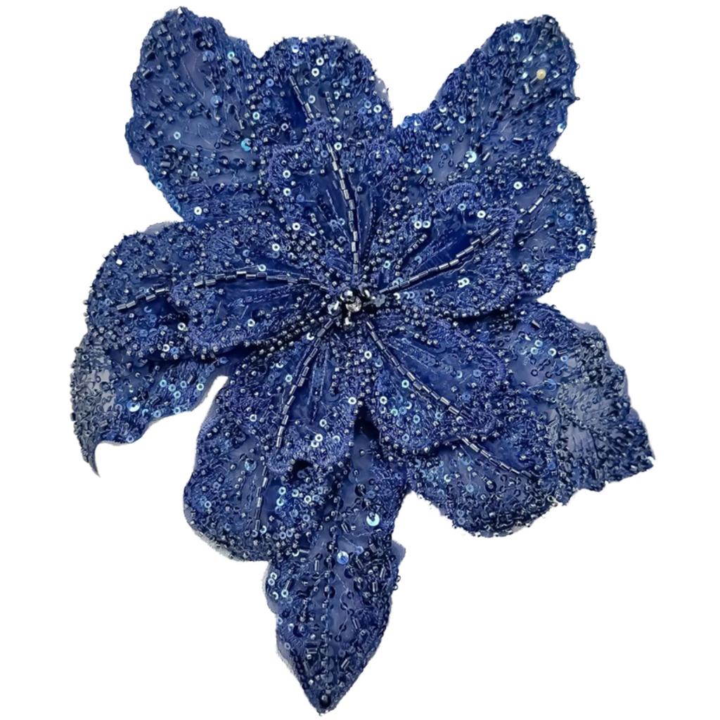 Eye-Catching Sequins Flower Applique for Clothes Hat Sewing Patches DIY Scarf Wedding Dress Decors Accessories