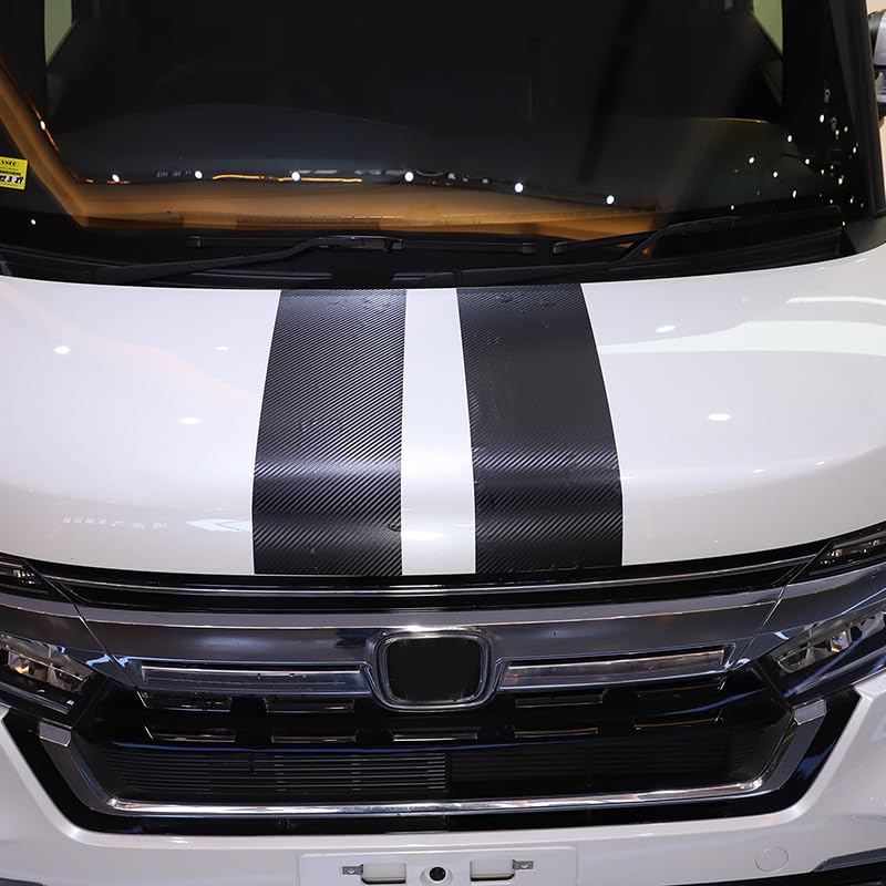 Hcilloend Set of PVC Bonnet Engine Hood Front and Body Stickers for the New Honda Fiber 2-Piece Stickers, Stickers, Stickers, N-BOX JF3/JF4