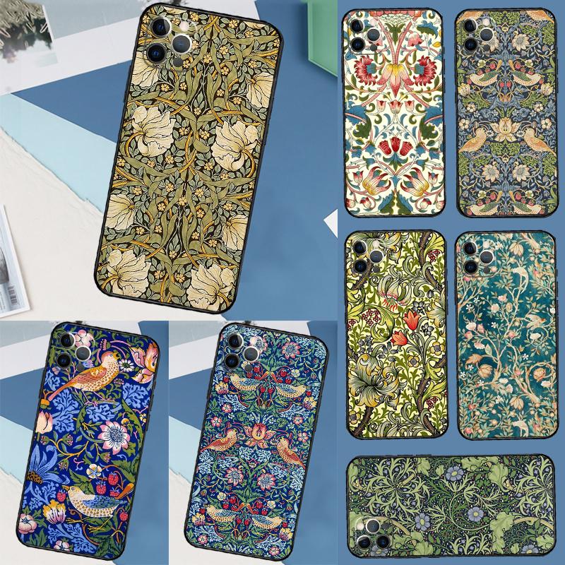 Чехол William Morris для Honor Magic 8 Pro 5 6 7 Lite Чехол для Honor 400 200 90 70 50 X8a X8b X9a X9b X9c