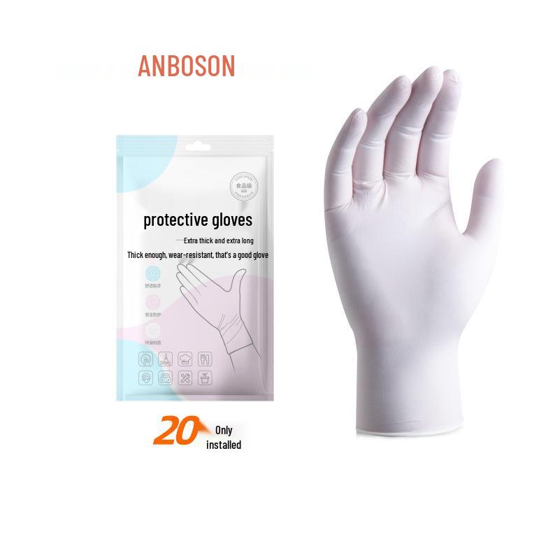 9-Inch Unisex Disposable Nitrile Gloves for Dishwashing and Kitchen Cleaning
