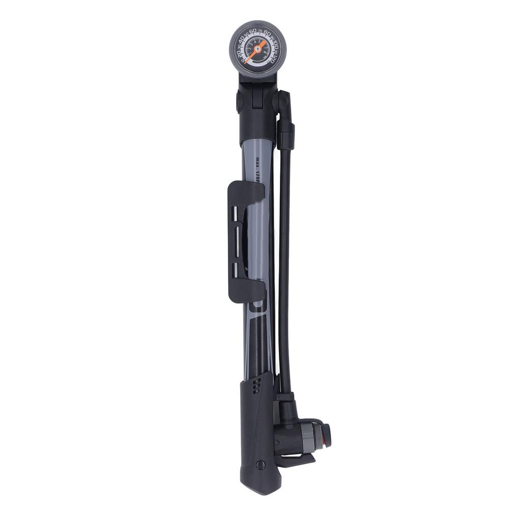 Bike Tire Pump Inflator Aluminum Alloy High Pressure Portable Real Time Display Mini Bike Pump for