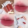 6 Sets of Lip Glaze Set Velvet Mist Non-fade Non-stick Cup White Lip Mud Matte Lipstick Long-lasting Waterproof Student Cosmetics Beauty Products