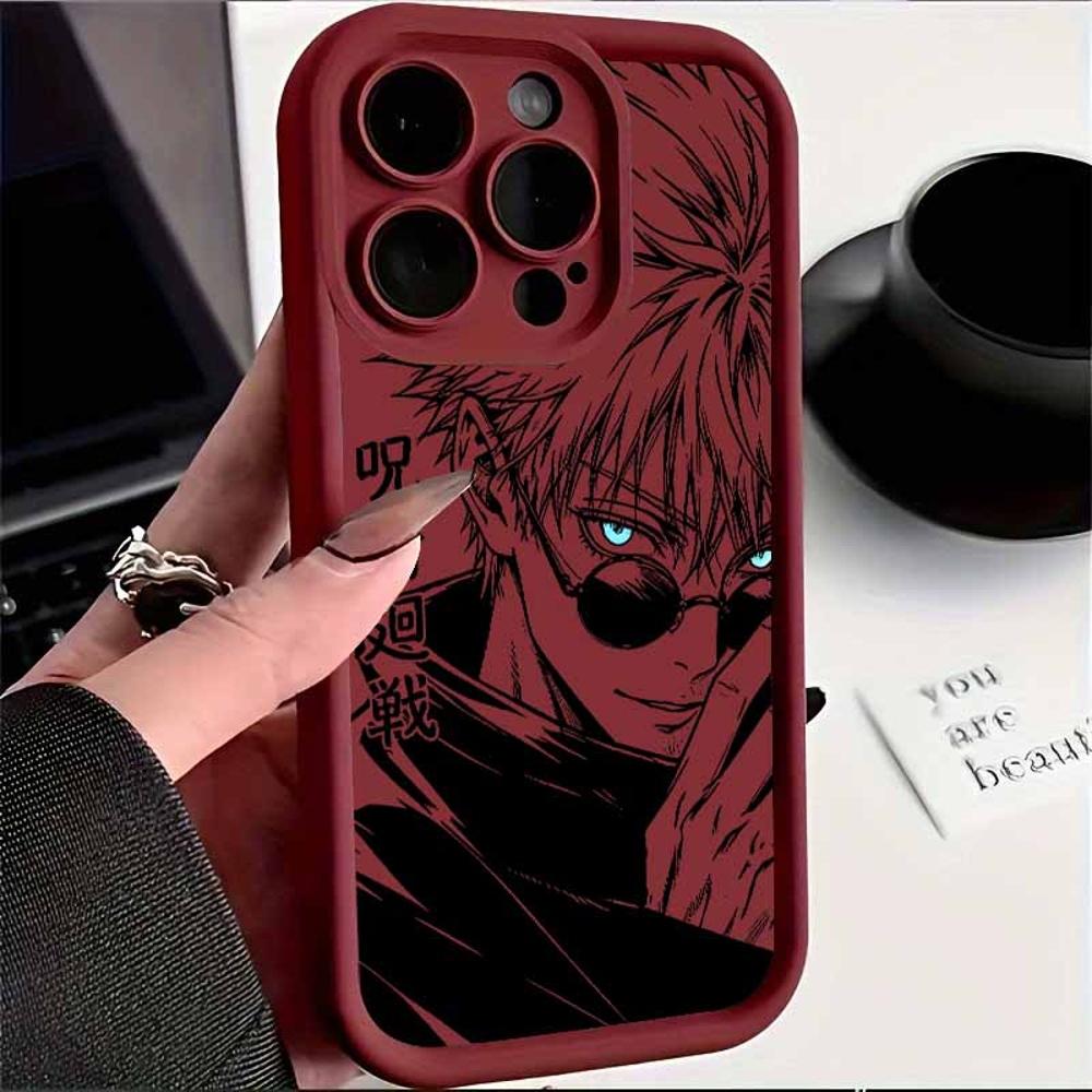 J-Jujutsus Kaaisen Satoru Gojo Sukuna For Apple iPhone 17 16 15 14 13 12 Mini 11 Pro Max Eyes Ladder Cover Funda Soft Phone Case