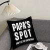 Забавная наволочка для подушки DADS SPOT Элегантная комфортная наволочка для подушки Диван Кровать Двусторонняя печать Невидимая молния Домашний декор