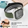 Для Casio Маленькие Квадратные A168W AE-1200/1300 A159 A158 F91W F105 W-216 Кожаный Ремешок Мужской Браслет из Натуральной Кожи 18мм ширина
