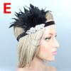 Women Hair Accessories Feather Headband Rhinestone Beaded Party Headpiece 1920s Vintage Gatsby MIT