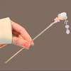 Vintage Bell Orchid Flower Fringe Hair Sticks Fashionable Female Metal Hairpin Hair Stick Female Hair Ornament Styling Tools