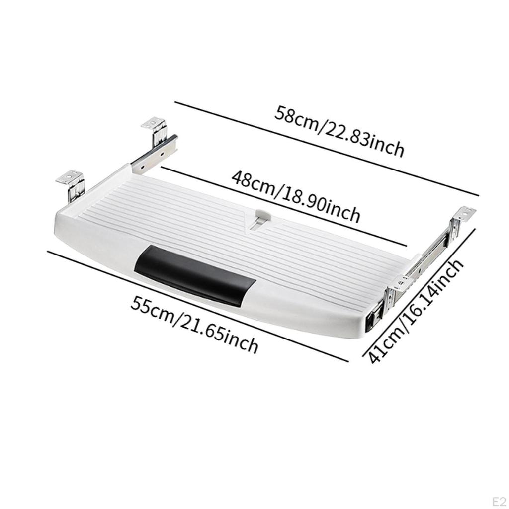 Эргономичная подставка для клавиатуры для стола - плавно выдвижной ящик для домашнего офиса