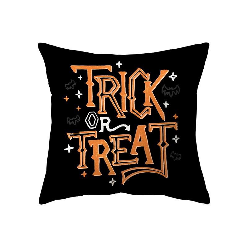 Тыквенный алфавит на тему Хэллоуина Подушка Чехол для дивана Подушка для праздника Подарок Украшение для вечеринки Домашний декор
