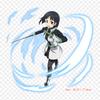Suguha Sao Md Leafa Kirito Iron On Patches For Clothing Applique Stickers On Clothes Heat-Sensitive Custom Patch