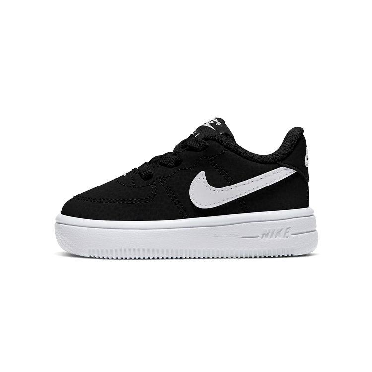 Nike Air Force 1 18 Низкие Кеды для Скейтбординга Черно-Белые Для Младенцев и Малышей 905220-002