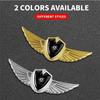 GOX3   1pcs New Car Badge Metal Wings Body Decoration Sticker Car Goods For Mercedes Benz B/C/E/S Class A Class C200L GLC GLE CLA