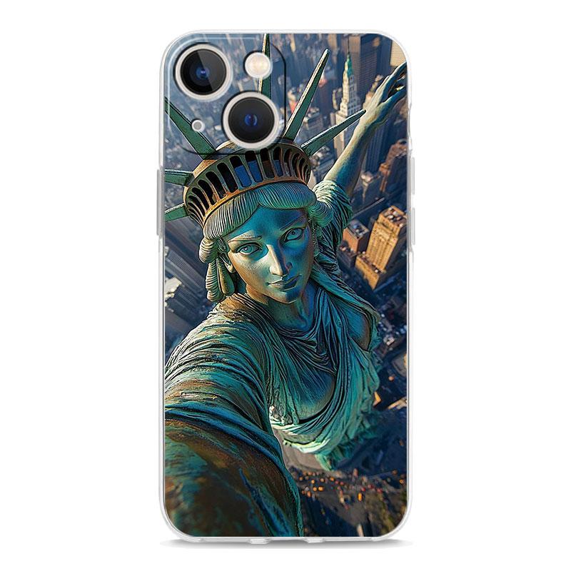 Чехол для телефона iPhone 17 Air Cases iPhone 16 15 12 13 14 Pro Max SE 7 8 Plus iPhone11 Cover Пейзаж побережья Нью-Йорка